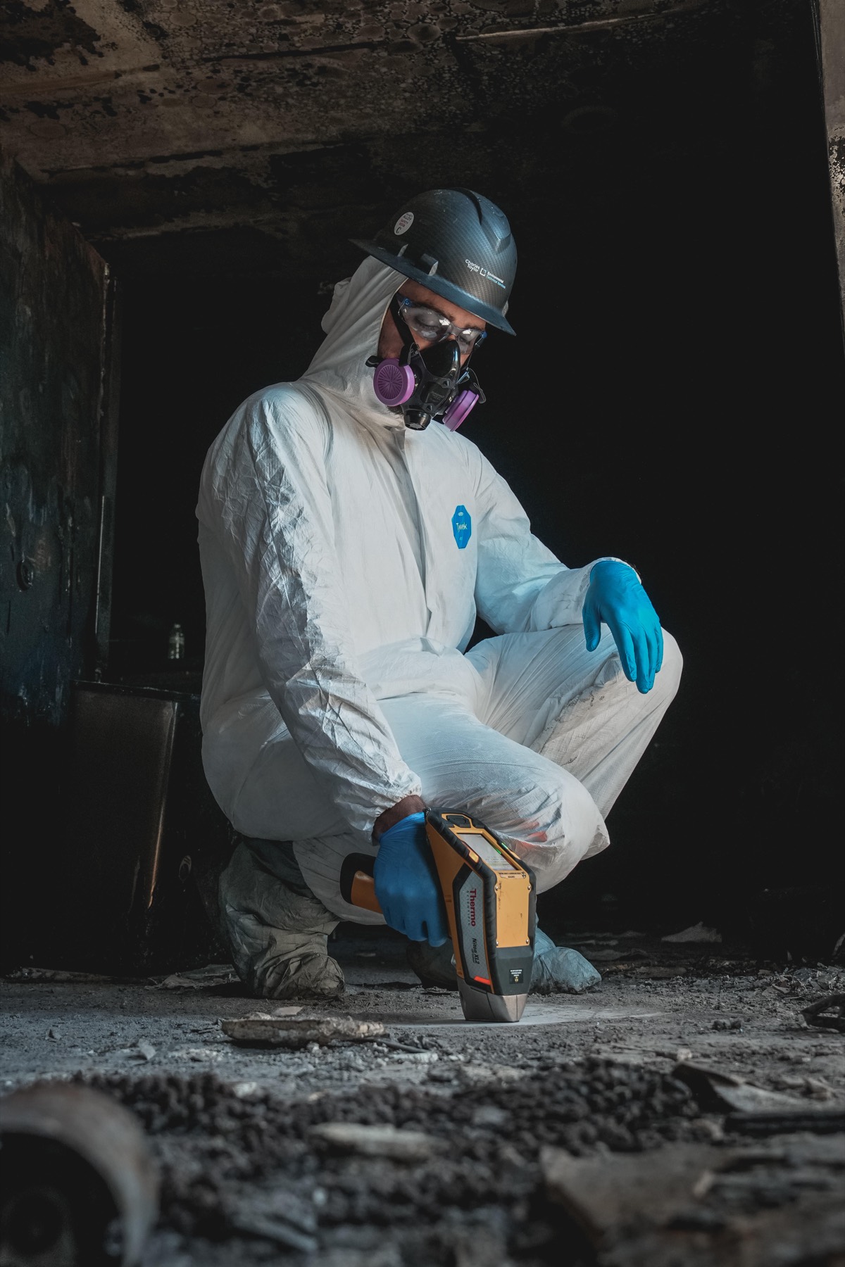 Charles Taylor Environmental technician in the field